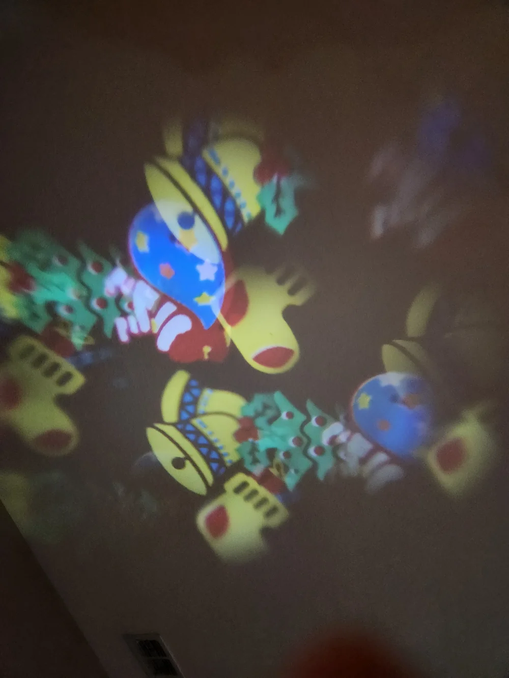 Projector Led Tree Top Star with 6 disk . Open Box